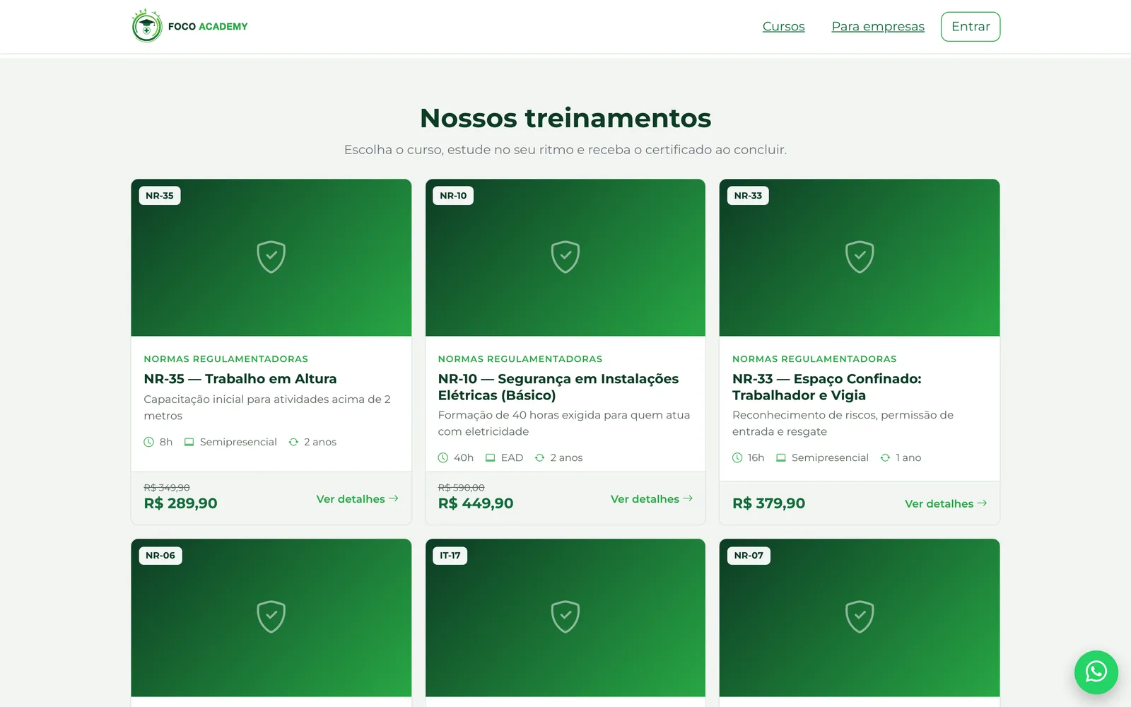 EAD com Certificação — Venda B2C e B2B